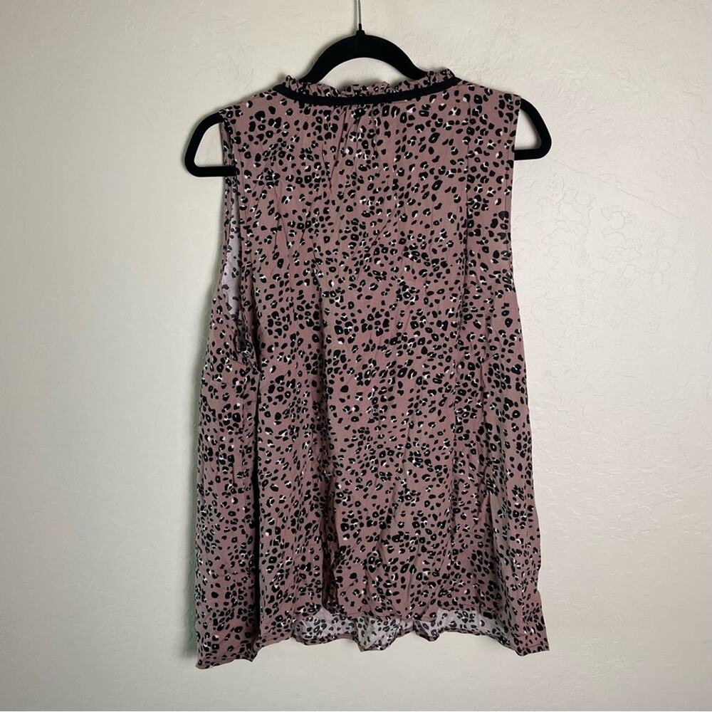 Torrid Brown Leopard Tie Neck Tank 1X NWT 11806739 - Picture 7 of 13